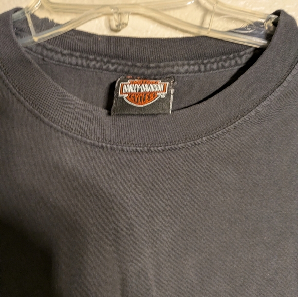 Harley-Davidson Black Long Sleeve Men's Shirt Size Xx Large Pre-owned Hanes Beef - Picture 7 of 10